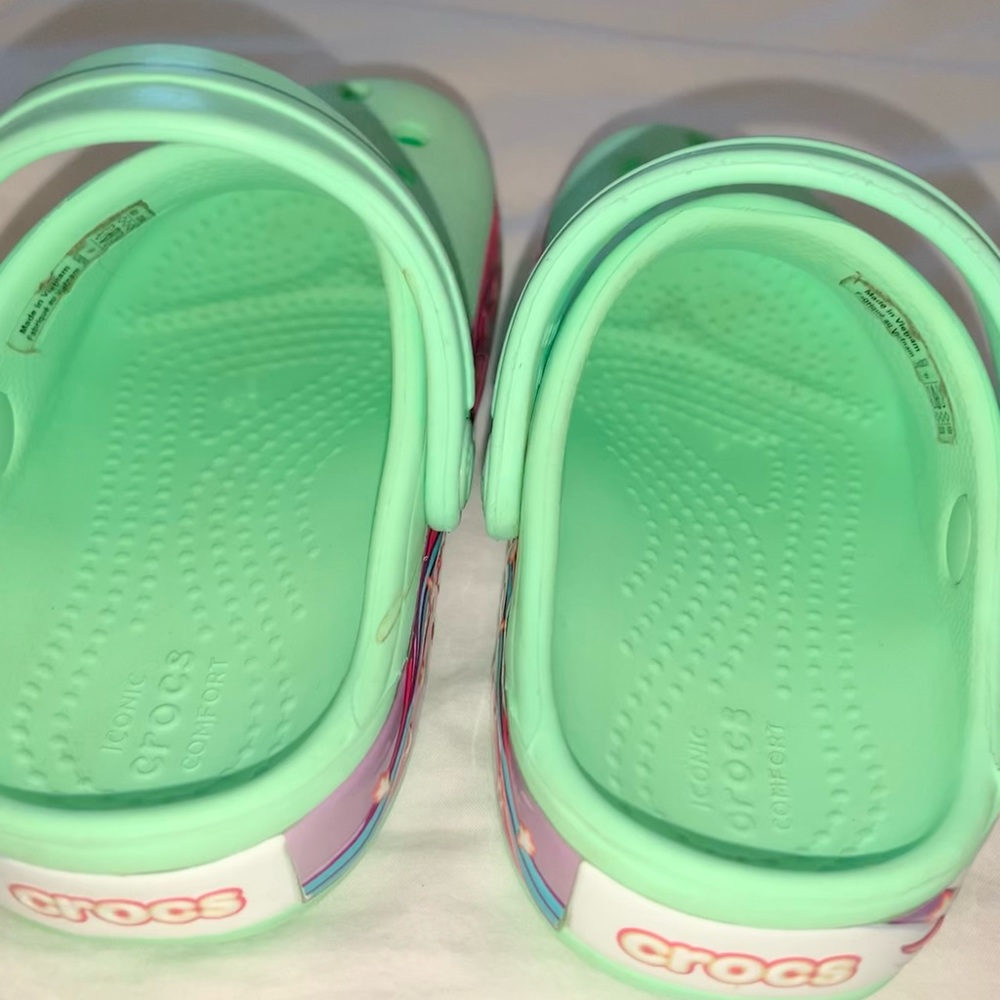 CROCS UNICORN Sandals shoes girls size 6 - Picture 4 of 10